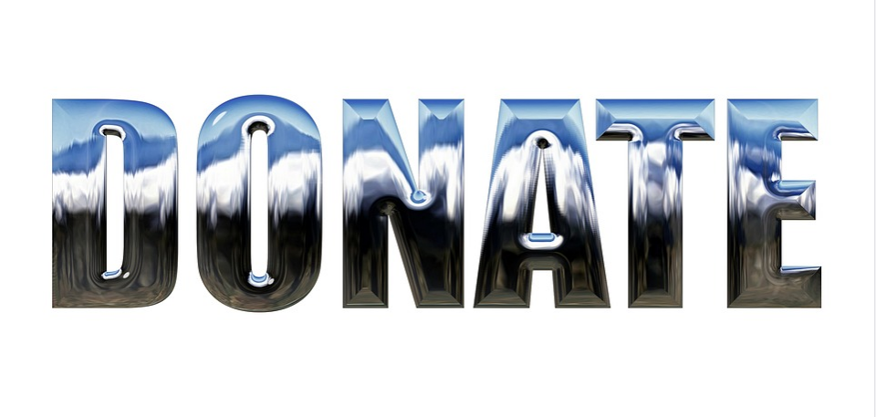 donating various items