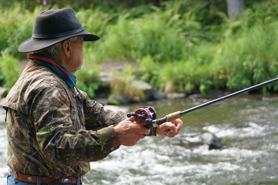 fisherman at work